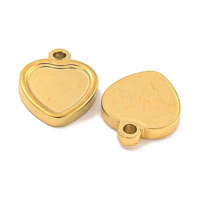 Ion Plating(IP) 304 Stainless Steel Pendant Cabochon Settings STAS-P365-11G-1