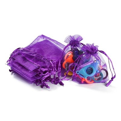 Organza Gift Bags with Drawstring X-OP-R016-7x9cm-20-1