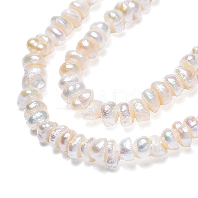 Natural Cultured Freshwater Pearl Beads Strands PEAR-N015-04C-1