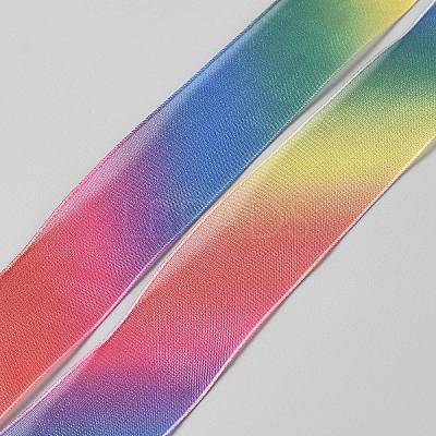 10 Yards Rainbow Color Organza Ribbon OCOR-WH20005-04A-1