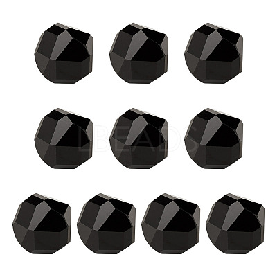 10Pcs Glass Imitation Austrian Crystal Beads GLAA-TADJ0001-11D-1