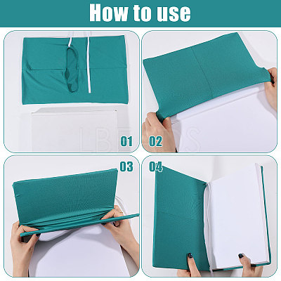 Polyester Book Cover OFST-WH0004-144M-1