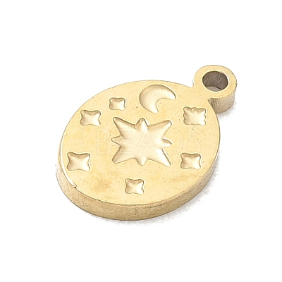 304 Stainless Steel Charms SA-CBA2714-01C-G-1