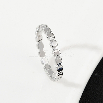 304 Stainless Steel Plain Band Finger Rings RJEW-P153-01P-1