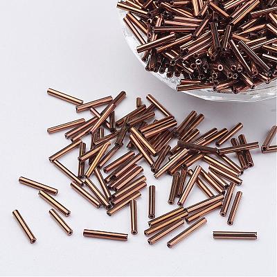 Glass Bugle Beads SEED-E001-9mm-81#-1