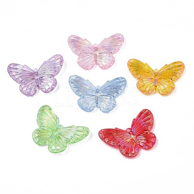 Transparent Acrylic Pendants TACR-N014-008-1