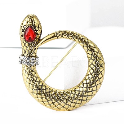 Alloy Rhinestone Brooch for Backpack Clothes PW-WGD2E9A-01-1