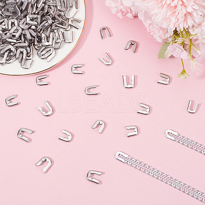 180Pcs 3 Styles 304 Stainless Steel Spiral Bone Tips STAS-GF0001-20-1