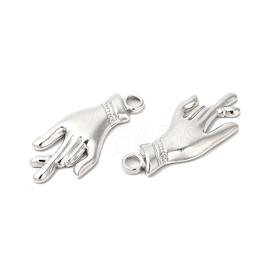 Non-Tarnish 304 Stainless Steel Pendants STAS-L268-041P-1