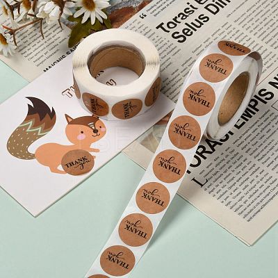 1 Inch Thank You Stickers X-DIY-L028-A26-1