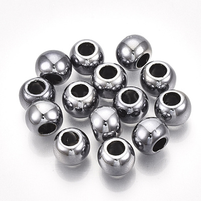 UV Plating ABS Plastic European Beads CCB-S162-28G-01-1