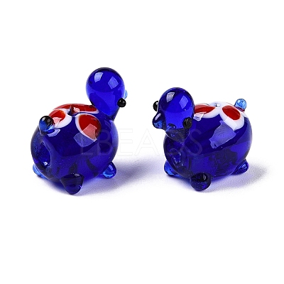 Handmade Lampwork Beads Strands LAMP-N024-36B-1