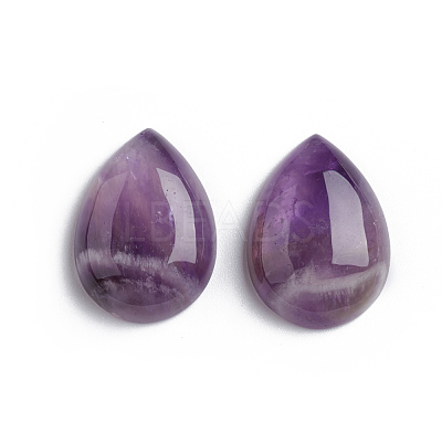 Natural Amethyst Cabochons G-L553-01C-1