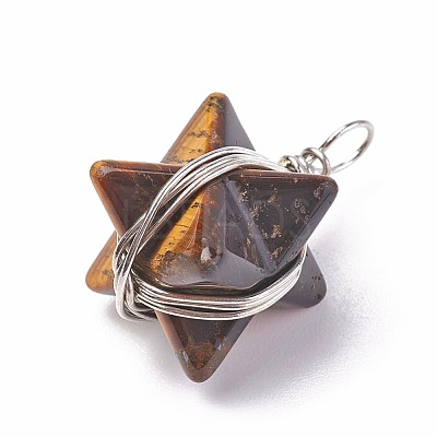 Natural & Synthetic Mixed Stone Pendants G-I220-C-1