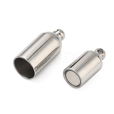 304 Stainless Steel Magnetic Clasps STAS-B104-01C-P-1