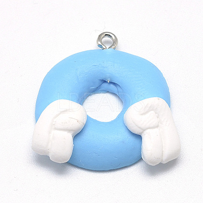 Handmade Polymer Clay Pendants CLAY-Q240-021C-1