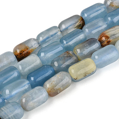 Natural Blue Calcite Beads Strands G-G980-53A-1