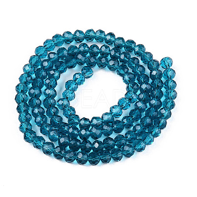 Glass Beads Strands EGLA-A044-T1mm-D27-1