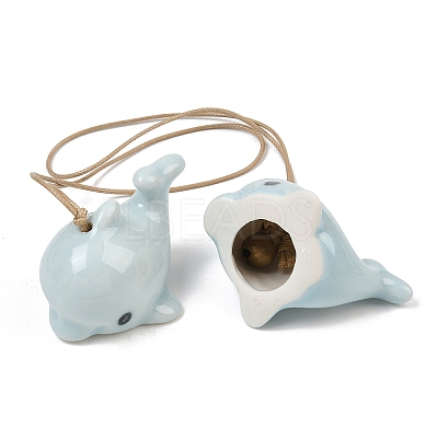 Cute Dolphin Handmade Porcelain Pendant Decorations PR-CBA0EE5-03B-1