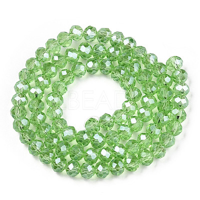 Electroplate Glass Beads Strands EGLA-A034-T3mm-A15-1