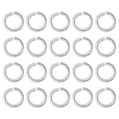 Non-Tarnish 304 Stainless Steel Open Jump Rings STAS-G224-23S-03-1