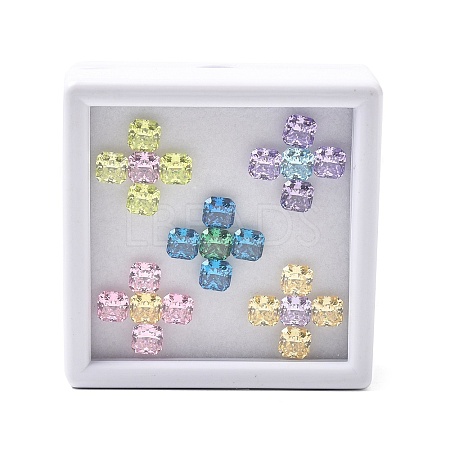 25Pcs Cubic Zirconia Cabochons CU-F002-05B-1