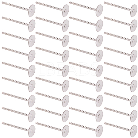 900Pcs 304 Stainless Steel Stud Earring Findings STAS-SC0010-28-1