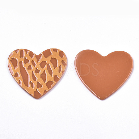 Opaque Printed Acrylic Cabochons MACR-N011-001-A02-1