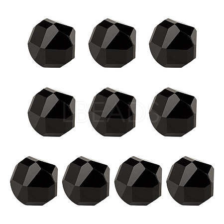 10Pcs Glass Imitation Austrian Crystal Beads GLAA-TADJ0001-11D-1