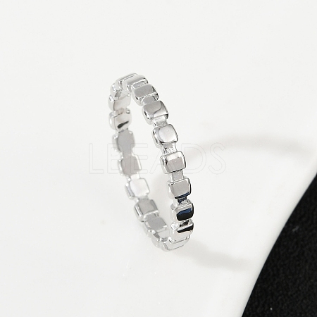 304 Stainless Steel Plain Band Finger Rings RJEW-P153-01P-1