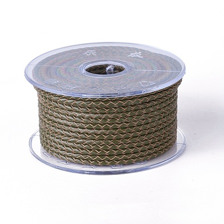 Braided Cowhide Cord WL-I004-6mm-05-1