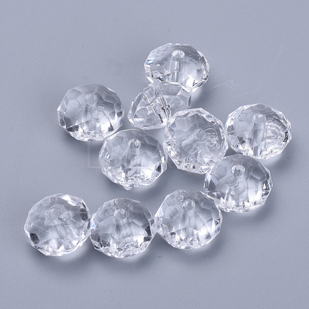 Transparent Acrylic Beads X-TACR-Q258-22mm-V01-1