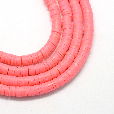 Handmade Polymer Clay Heishi Beads X-CLAY-R067-8.0mm-25-1