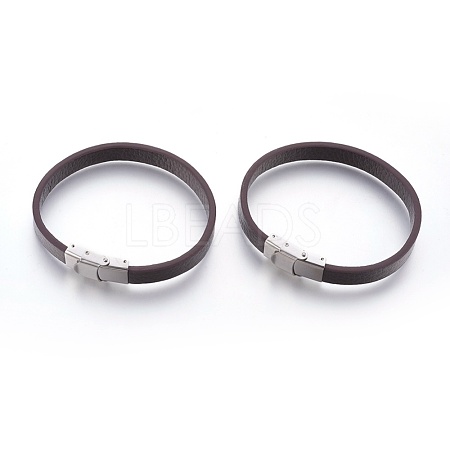 Microfiber Leather Cord Bracelets BJEW-L635-01A-01-1