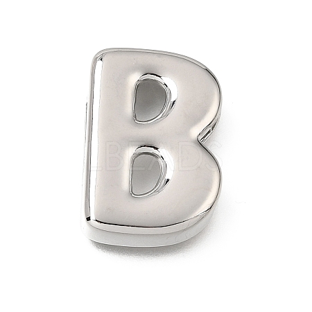 Brass Slide Charms KK-Z163-01P-B-1