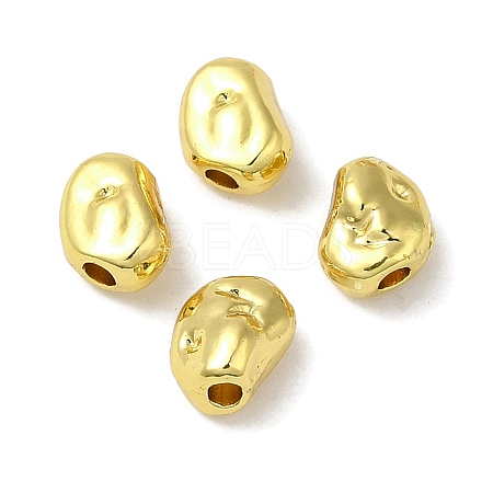 Rack Plating Alloy Beads PALLOY-P296-02G-1