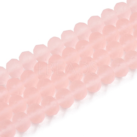 Transparent Glass Beads Strands EGLA-A044-T8mm-MD22-1