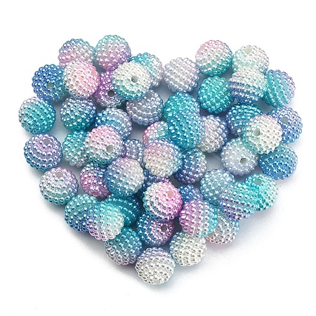 50Pcs Imitation Pearl Acrylic Beads OACR-YW0001-11H-1