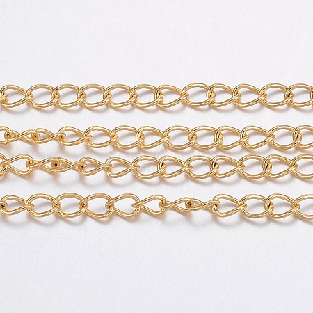 Ion Plating(IP) 304 Stainless Steel Curb Chains CHS-H017-03G-20M-1