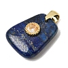 Natural Lapis Lazuli Pendants G-C282-03I-2