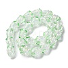 Handmade Foil Lampwork Bumpy Beads Strands FOIL-Z001-05E-1