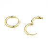 Brass Hinged Hoop Earrings for Women EJEW-N011-87-3