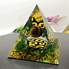 Resin Orgonite Pyramids  with  Ball PW-WG11318-01-4