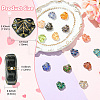 16Pcs 15 Colors Handmade Lampwork Beads LAMP-CJ0002-47-2