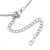 304 Stainless Steel Necklaces NJEW-E080-11P-2