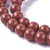 Natural Red Jasper Beads Strands G-F348-01-4mm-A-1