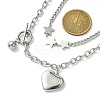 304 Stainless Steel Chain Necklaces NJEW-M078-13P-3