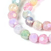 Anti-Tarnish Electroplate Glass Beads Strands X-EGLA-T021-6mm-15-12-4