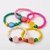 Wood Jewelry Bracelets for Kids BJEW-JB01264-1