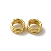 Brass Split Rings KK-O143-22G-2